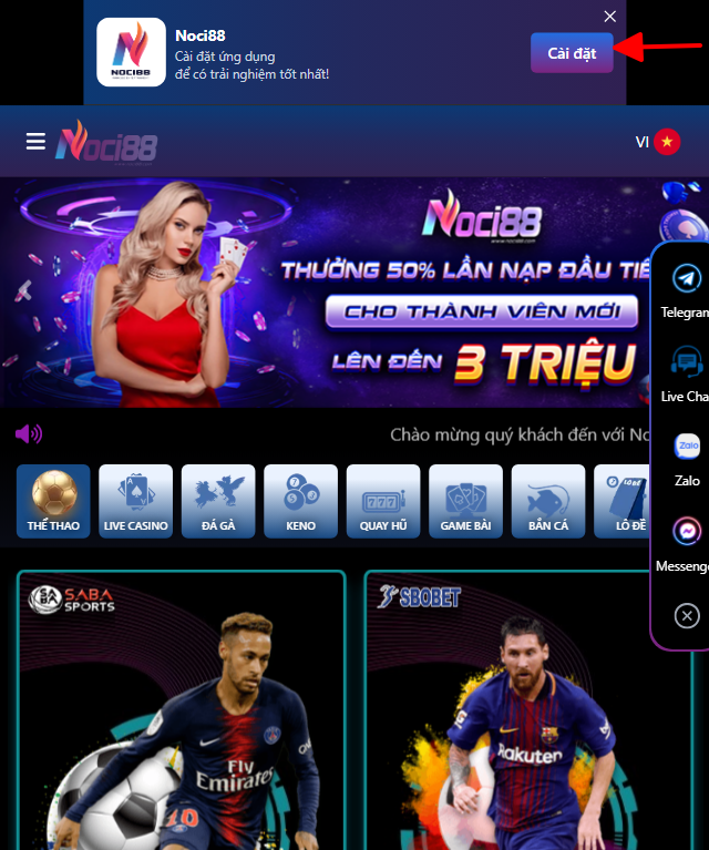 tải app noci88
