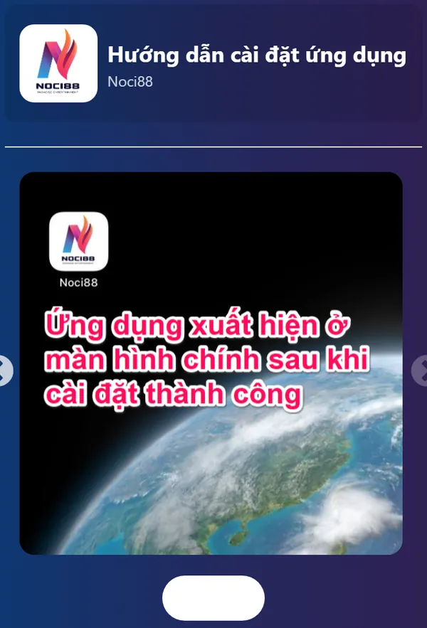 App Noci888: kiểm tra nguồn tải trên Android và iPhone 5 Bước 4: biểu tượng ứng dụng Noci88 xuất hiện trên màn hình chính iPhone sau khi cài thành công